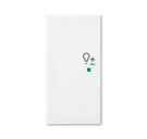 Busch-Jaeger 6234-21-914 Rocker switch, 2-way left, with symbol 'Dimmer' alpine white