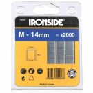 IRONSIDE 140037 staples 14mm 2000pcs.Type M