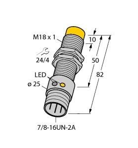 Turck 4281412 NI12U-G18-ADZ30X2-B1331 Inductive sensor