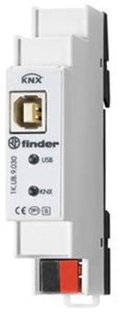 Finder 1K.UB.9.030 on 35mm mounting rail EN 60 715 KNX USB interface