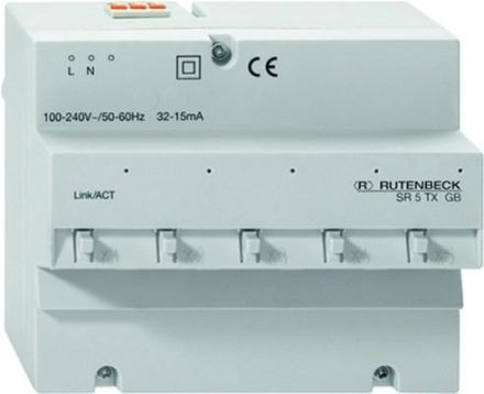 Rutenbeck SR 5TX GB for REG mounting Gigabit switch