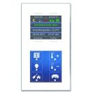 Issendorff 30185 LCN-GT10DW white with 10 keys glass keypad