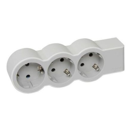 Legrand 694573 flat 3xSD without cable cable ultrawhite/grey power strip