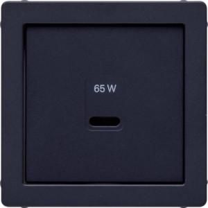 Berker 48606086 for USB Qx anth. velvet lacquered central piece