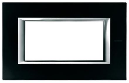 Bticino HA4804VNN frame 4m glass night black