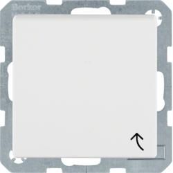 Berker 6768771909 S.1 IP44 polar white matt socket earth pin