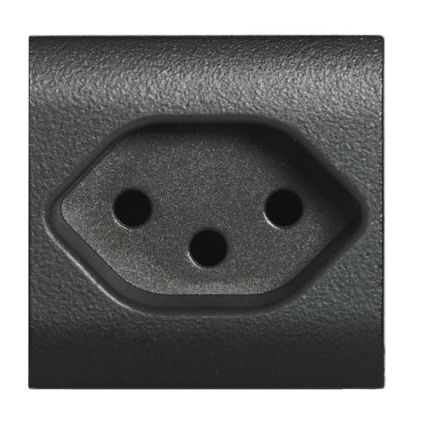 Bticino HS4164/13 socket Switzerland, (anthracite)
