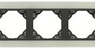 EFAPEL TRIPLE FRAME CRISTAL/GRAY