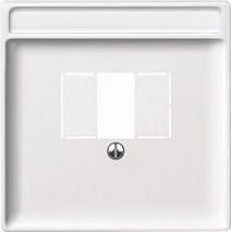 MERTEN 297819 central plate polar white SYSTEM FLAECHE