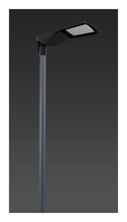 RZB 612191.0031.1.76 Mingata Mini, 15W 2000lm 740 anthracite LED mast light