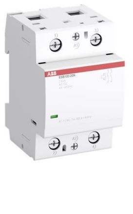 ABB Stotz-Kontakt ESB100-20N-01, installation contactor 2NO/0NC, 24 V AC/DC, 1SAE361111R0120