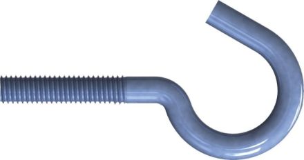 Reisser 000351S021-080100S-1 threaded hook with metric thread RN351, M 8 X100, steel, galvanized, blue pass., packed 10