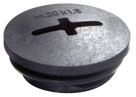 Wiska 10064645 EVSG-ORD 25 M25x1,5 RAL9005 plastic screw plug