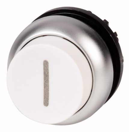 Eaton M22-DH-W-X1 pushbutton, raised, white I, momentary, 216661