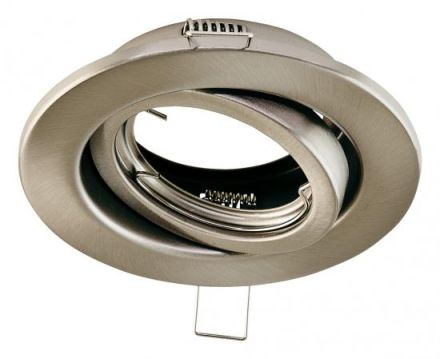EVN 527013 round black chr sat. GU10 max.50W 230V recessed ceiling spotlight