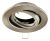 EVN 527013 round black chr sat. GU10 max.50W 230V recessed ceiling spotlight