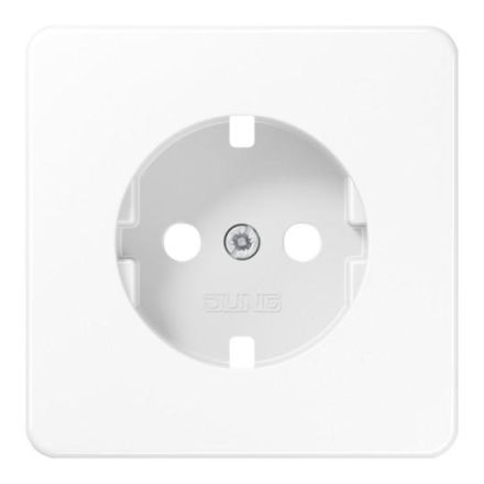 Jung CD1520PLWW cover for SCHUKO® sockets, Duroplast, CD series, alpine white