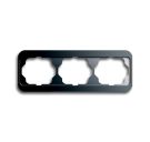 Busch-Jaeger 1723-20 cover frame, 3-way frame platinum