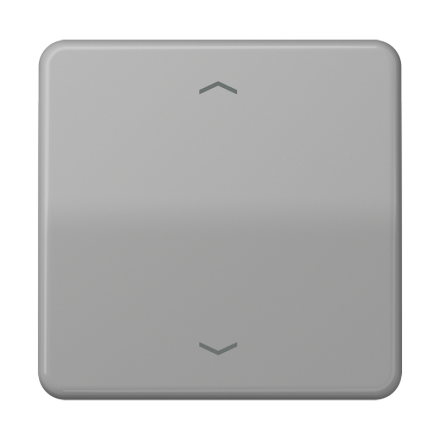 Jung CD1700PGR LB-Management button 1-way, with arrow symbols, Duroplast, CD series, grey