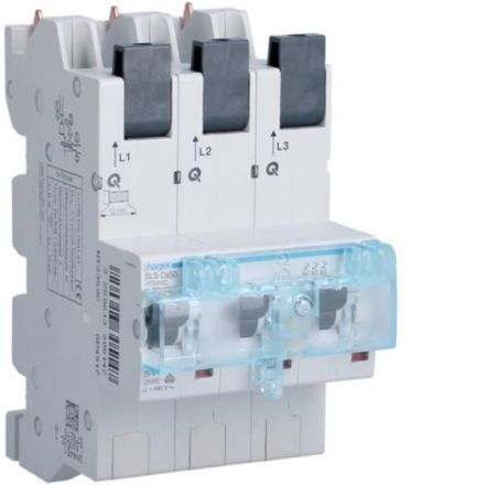 Hager HTS350C SLS switch 3P 50A for Sael rail