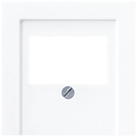 Jung ABA569PLTWW cover for TAE connection boxes, Duroplast antibacterial, AS series, alpine white
