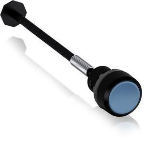 ABB Stotz-Kontakt KPR3-100L, reset button with plunger blue, flat, no text CombiLine-Modular, 1SFA616162R1004
