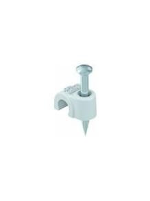 OBO Bettermann 2012 for cable 12mm L: 35mm light grey ISO nail clip, 2228025