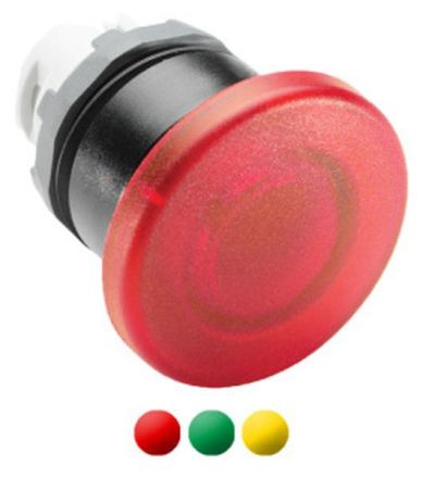 ABB Stotz-Kontakt MPM1-31R mushroom button, 1SFA611124R3101