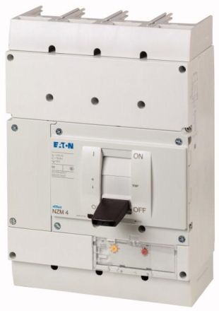 Eaton NZMH4-4-AE1000/630 circuit breaker, 4p, 1000A, 630A, in 4th pole, 265925