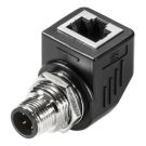 Weidmüller 1514940000 IE-AD-M12DRJ45-MF-90 feed-through connector