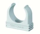OBO Bettermann 2955 F/M25 pure white flame retardant quick clamp, 2149363