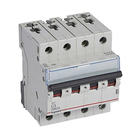 Legrand 403556 Circuit breaker TX3 C3A 4P 6KA 4M