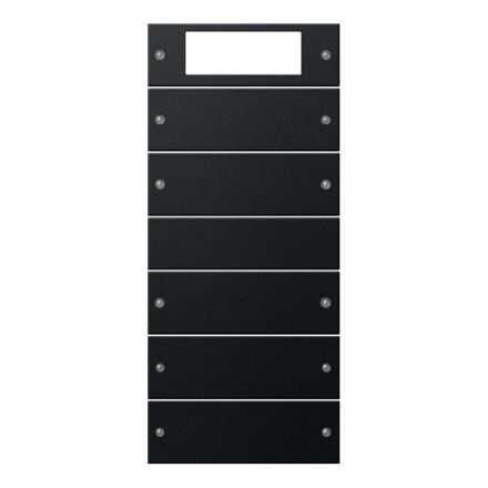 GIRA 2195005 TS3 rocker set System 55 | 5-way (2+3), Plus | matt black
