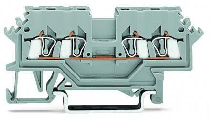 Wago 279-604 blue 1.5 qmm 4 conductor feed-through terminal