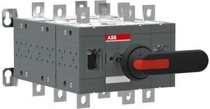 ABB Stotz-Kontakt OT400E12YP, bypass switch 3-pole 400A with handle and shaft open changeover I-0-II, 1SCA123584R1001