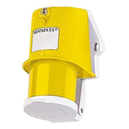 Mennekes 846 16A 3-pole 4h 110V IP44 wall plug