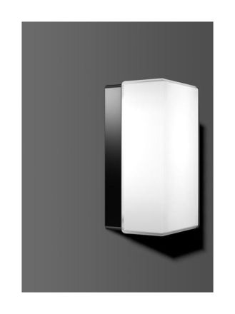 RZB 21146.003 Opal Rectangle A60 60W E27 220x120x105 Wall / Ceiling Light