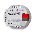 ZENNIO ZIOIB24V3 flush-mounted KNX universal actuator | 2-way, 4 binary inputs