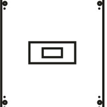 ABB Striebel & John AG200 cover with cut-out accessory CombiLine interior fitting system, 2CPX062931R9999