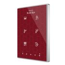 Zennio ZVI-TMDP8 8 buttons and thermostat with aluminum frame capacitive button