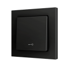 ZENNIO ZS551PB1KA Single button Soft ZS55 | for 1 binary input, key | black