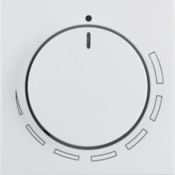 Berker 11378929 Centre piece with control knob for speed controller polar white, glossy Berker S.