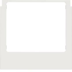 Berker 13191909 design frame square accessories polar white matt