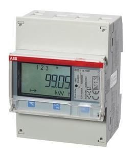 ABB Stotz-Kontakt B23 111-100 , B23 111-100 three-phase meter steel, 3 phases, direct connection 65A , 2CMA100163R1000