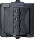 Kopp 955015016 NAUTIC IP44 anthracite surface-mounted housing