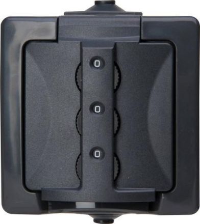 Kopp 955015016 NAUTIC IP44 anthracite surface-mounted housing