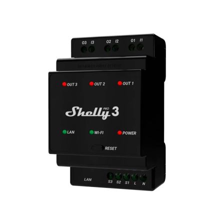 SHELLY Pro 3 switching actuator | 3-channel