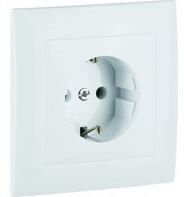 EFAPEL SAFETY EARTH SOCKET (SCHUKO TYPE) WHITE