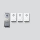 Siedle 210008744-00 SET CAB 850-3 E/W DFH stainless steel Basic Bus intercom set