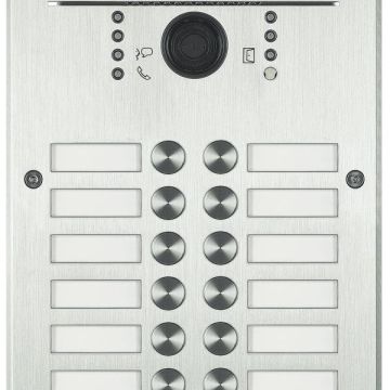 Bticino 308013 Video door station Video-AV Inox 12 phone numbers, (Silver)